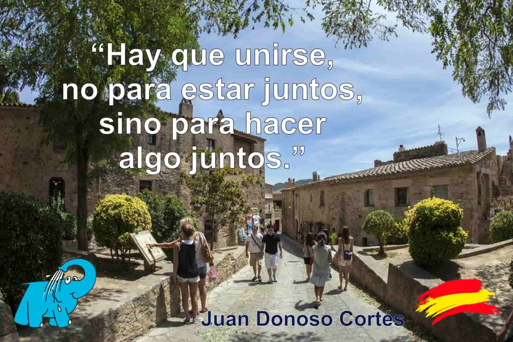 Hay que unirse, no para estar juntos, sino para hacer algo juntos.